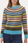Tyler Boe Fairisle Crew Sweater In Multi