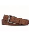 W. KLEINBERG Men'S Outlaw Calf Belt With O-Ring Buckles in Whiskey