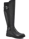 WHITE MOUNTAIN MEDITATE WOMENS FAUX LEATHER BLOCK HEEL KNEE-HIGH BOOTS