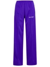 PALM ANGELS PALM ANGELS PURPLE POLYESTER TRACK PANTS