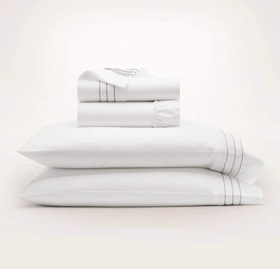 BOLL & BRANCH SIGNATURE EMBELLISHED SHEET SET