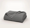 Boll & Branch Organic Waffle Bed Blanket In Stone