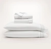 Boll & Branch Organic Signature Triple Framed Sheet Set In White/shore