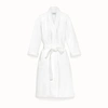 Boll & Branch Women's Plush Robe In White/white Plush