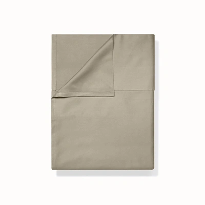 Boll & Branch Organic Signature Hemmed Flat Sheet In Oak