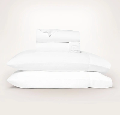 Boll & Branch Organic Linen Sheet Set In White