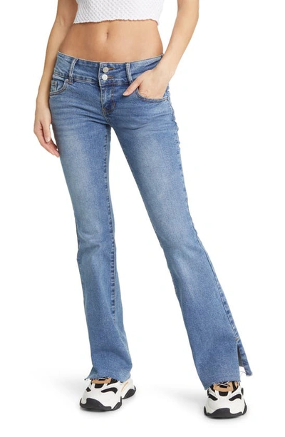 Pacsun Christina Low Rise Bootcut Jeans In Indigo