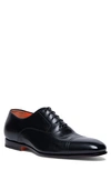 Santoni Backyard Leather Lace-up Shoes In Black