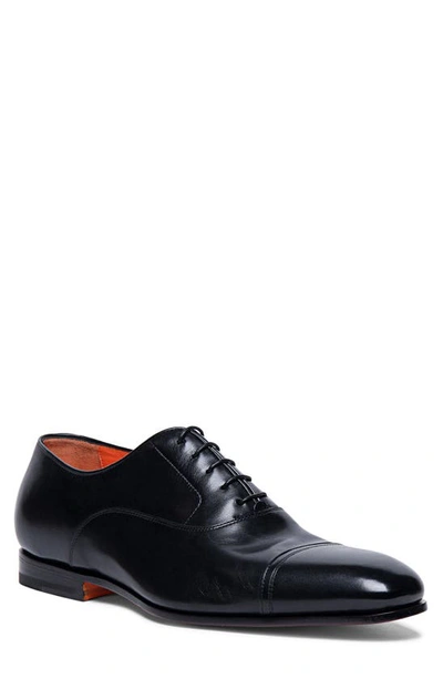 SANTONI SANTONI DOLE CAP TOE OXFORD