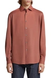 ZEGNA ZEGNA COTTON BUTTON-UP SHIRT