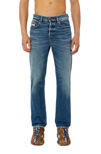 Diesel D-viker Straight Leg Jeans In Blue