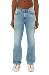 Diesel 2021 Stonewashed Bootcut Jeans In Blue Denim