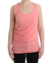 Cavalli Women   Cotton Tank Top In Pink
