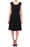 Dolce & Gabbana Black Floral Lace Sicily Runway Dress In Black