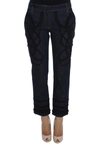 Dolce & Gabbana Blue Denim Cotton Capri Torero Jeans In Blue
