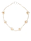 Hatton Labs Faux-flower Pearl Necklace In White