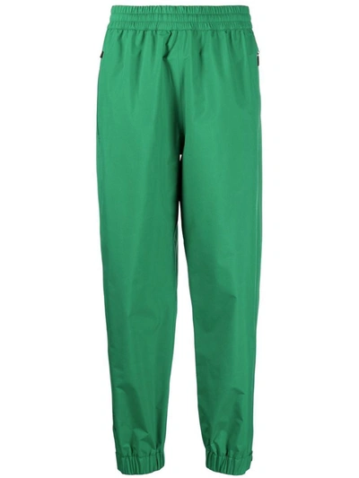 Moncler Women's Grenoble Day-namics Elasticized Track Trousers In Green