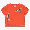 STELLA MCCARTNEY STELLA MCCARTNEY KIDS GIRLS RED COTTON & LINEN BLOUSE