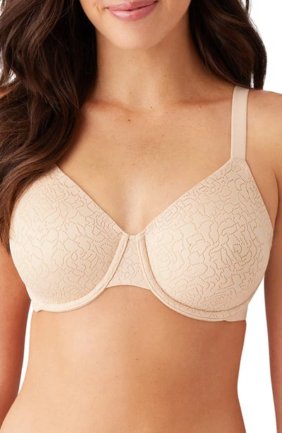 Wacoal Inside Job Underwire Bra In Sand