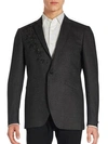 JOHN VARVATOS Sequin Embellished Single-Breasted Blazer,0400090875369