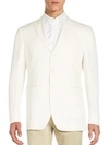 JOHN VARVATOS Regular-Fit Linen & Silk Sportcoat,0400090873225