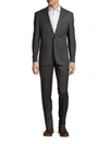 JOHN VARVATOS Long Sleeve Woolen Suit,0400093125115