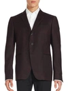 JOHN VARVATOS Austin Fit Virgin Wool Sportcoat,0400090896350