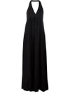 PACO RABANNE PACO RABANNE HALTERNECK LONG DRESS - BLACK,17ECRO023AC002811989567