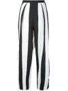 EDELINE LEE STRIPED CROPPED TROUSERS,BUBBIVB11974489