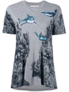 STELLA MCCARTNEY 鲨鱼印花T恤,465439SIW4012001465