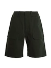Ferrari Logo Bermuda Shorts Bermuda And Short Green In Green