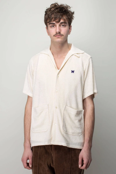 Needles Italian Collar Shirt - Pile Jersey | ModeSens