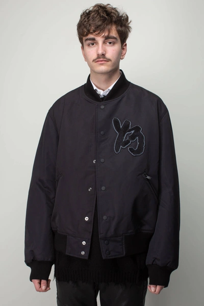 Y-3 Varsity Jacket In Black