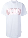GCDS contrast logo T-shirt,MACHINEWASH