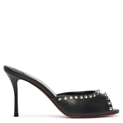Christian Louboutin Me Dolly 85 Studded Leather Mules In Black