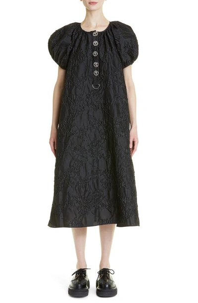 Chopova Lowena Black Efi Midi Dress