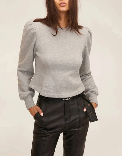 Marissa Webb Blair Sweatshirt In Heather Grey