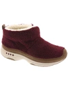 Easy Spirit Trippin Womens Faux Fur Cozy Ankle Boots In Pink