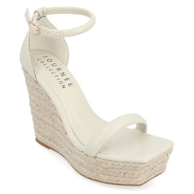 Journee Collection Collection Women's Tru Comfort Foam Olesia Sandals In Beige
