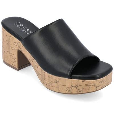 Journee Collection Collection Women's Tru Comfort Foam Astter Sandals In Black