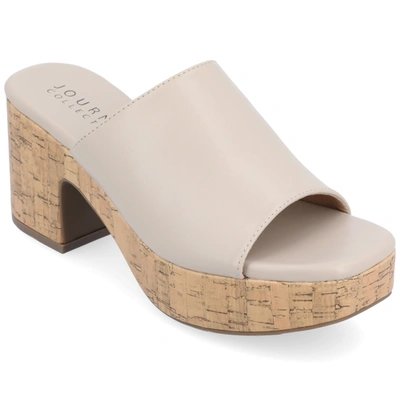 Journee Collection Collection Women's Tru Comfort Foam Astter Sandals In Gray