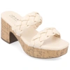Journee Collection Collection Women's Tru Comfort Foam Kyaa Sandals In Beige