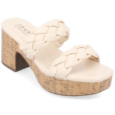 Journee Collection Collection Women's Tru Comfort Foam Kyaa Sandals In Beige