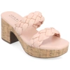 Journee Collection Collection Women's Tru Comfort Foam Kyaa Sandals In Pink