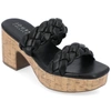 Journee Collection Collection Women's Tru Comfort Foam Kyaa Sandals In Black