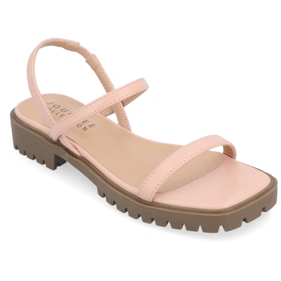 Journee Collection Collection Women's Nylah Sandals In Pink
