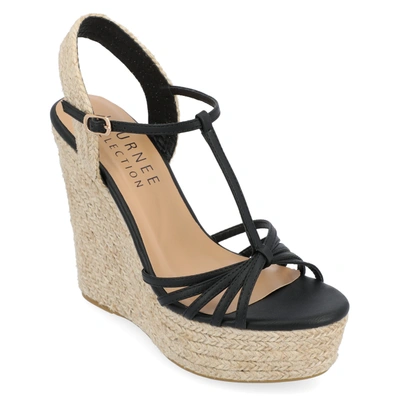 Journee Collection Collection Women's Tru Comfort Foam Yara Sandals In Black