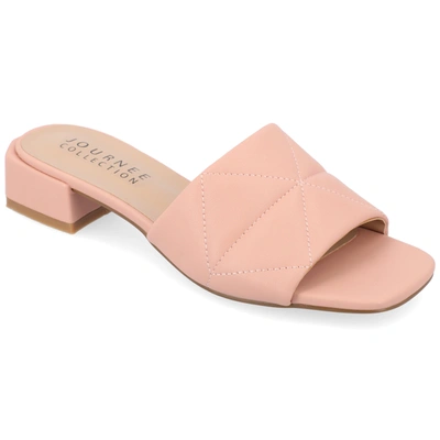 Journee Collection Collection Women's Elidia Sandals In Pink