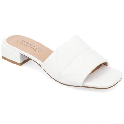 Journee Collection Collection Women's Elidia Sandals In White