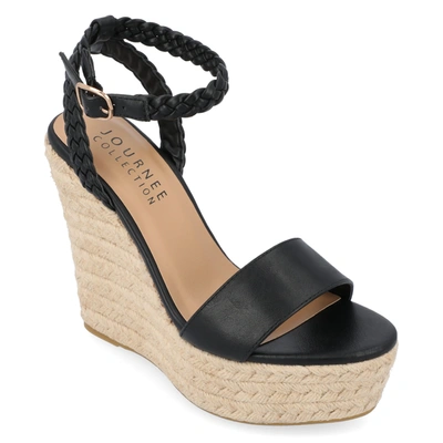 Journee Collection Collection Women's Tru Comfort Foam Andiah Sandals In Black